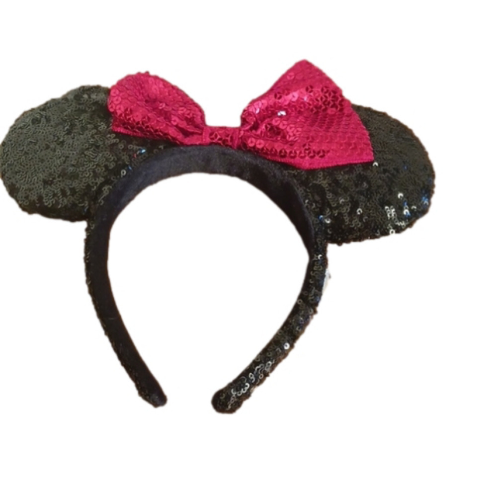 𝅺MINNIE Mouse Sparkly Ears with Bow (Box 9)